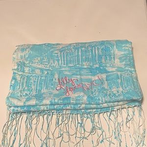 Lilly Loves NYC Silk/Cashmere Murfee Scarf